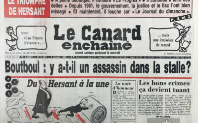 N° 3402 du Canard Enchaîné –  8 Janvier 1986