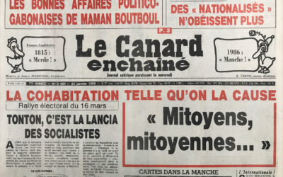 N° 3404 du Canard Enchaîné –  22 Janvier 1986