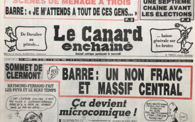 N° 3406 du Canard Enchaîné –  5 Février 1986