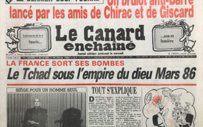 N° 3408 du Canard Enchaîné –  19 Février 1986