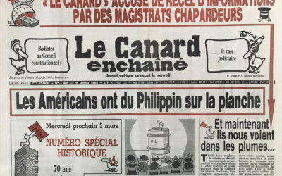 N° 3409 du Canard Enchaîné –  26 Février 1986