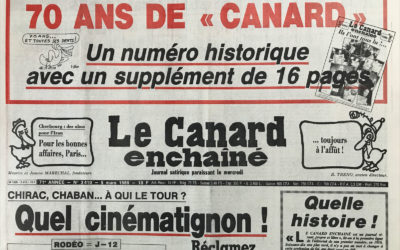 N° 3410 du Canard Enchaîné –  5 Mars 1986