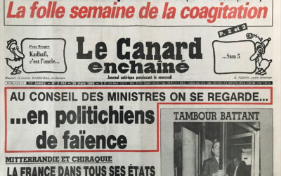 N° 3413 du Canard Enchaîné –  26 Mars 1986