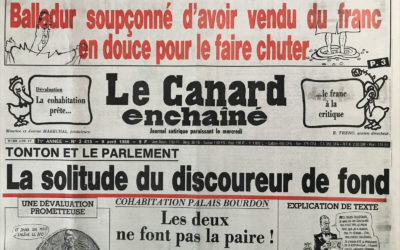 N° 3415 du Canard Enchaîné –  9 Avril 1986