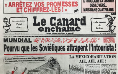 N° 3423 du Canard Enchaîné –  4 Juin 1986
