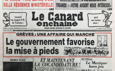N° 3424 du Canard Enchaîné –  11 Juin 1986