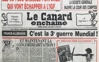 N° 3426 du Canard Enchaîné –  25 Juin 1986
