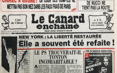 N° 3427 du Canard Enchaîné –  2 Juillet 1986