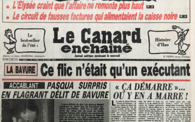N° 3428 du Canard Enchaîné –  9 Juillet 1986