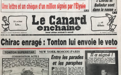 N° 3429 du Canard Enchaîné –  16 Juillet 1986