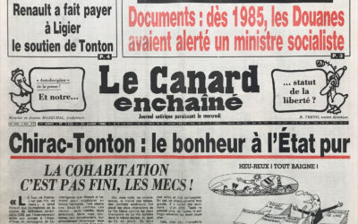 N° 3430 du Canard Enchaîné –  23 Juillet 1986