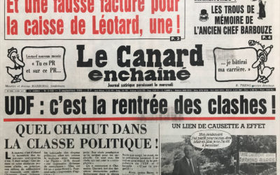 N° 3436 du Canard Enchaîné –  3 Septembre 1986