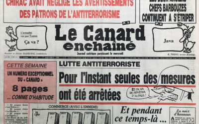 N° 3438 du Canard Enchaîné –  17 Septembre 1986