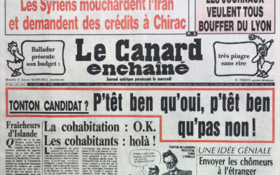 N° 3442 du Canard Enchaîné –  15 Octobre 1986