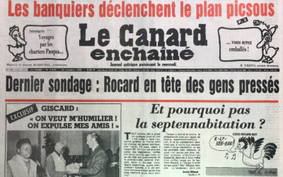 N° 3443 du Canard Enchaîné –  22 Octobre 1986
