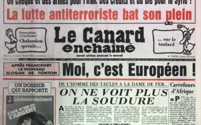 N° 3444 du Canard Enchaîné –  29 Octobre 1986
