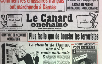 N° 3445 du Canard Enchaîné –  5 Novembre 1986