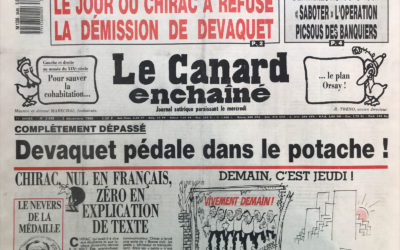 N° 3449 du Canard Enchaîné –  3 Décembre 1986
