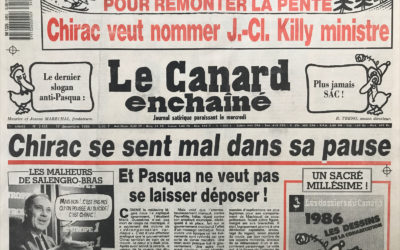 N° 3451 du Canard Enchaîné –  17 Décembre 1986