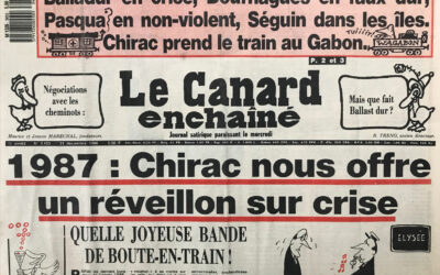 N° 3453 du Canard Enchaîné –  31 Décembre 1986
