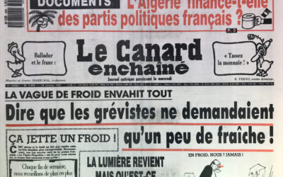 N° 3455 du Canard Enchaîné –  14 Janvier 1987
