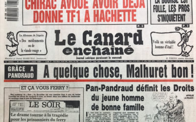 N° 3463 du Canard Enchaîné –  11 Mars 1987