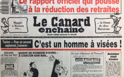 N° 3466 du Canard Enchaîné –  1 Avril 1987
