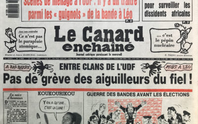 N° 3469 du Canard Enchaîné –  22 Avril 1987