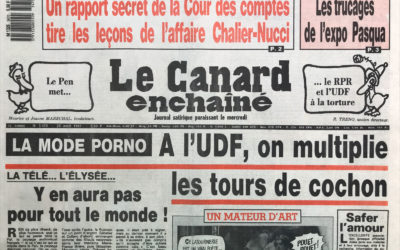 N° 3470 du Canard Enchaîné –  29 Avril 1987