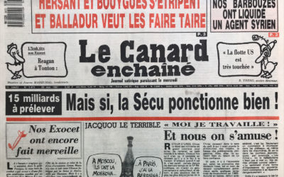 N° 3473 du Canard Enchaîné –  20 Mai 1987