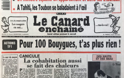 N° 3479 du Canard Enchaîné –  1 Juillet 1987