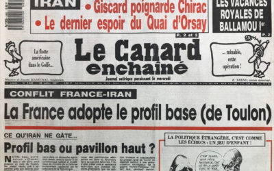 N° 3483 du Canard Enchaîné –  29 Juillet 1987