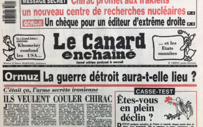 N° 3484 du Canard Enchaîné –  5 Août 1987