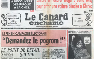 N° 3490 du Canard Enchaîné –  16 Septembre 1987