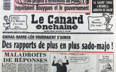 N° 3492 du Canard Enchaîné –  30 Septembre 1987