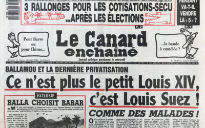 N° 3493 du Canard Enchaîné –  7 Octobre 1987
