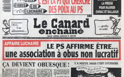 N° 3497 du Canard Enchaîné –  4 Novembre 1987