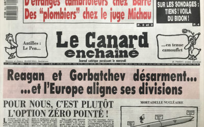 N° 3502 du Canard Enchaîné –  9 Décembre 1987