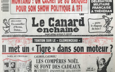 N° 3504 du Canard Enchaîné –  23 Décembre 1987