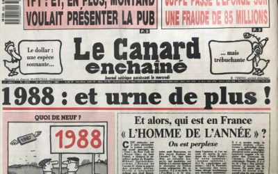 N° 3505 du Canard Enchaîné –  30 Décembre 1987