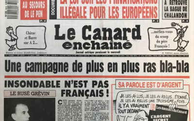 N° 3519 du Canard Enchaîné –  6 Avril 1988