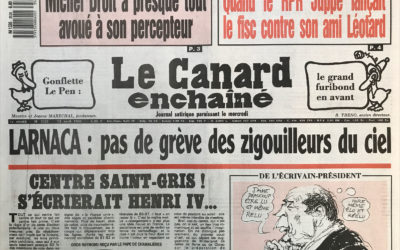 N° 3520 du Canard Enchaîné –  13 Avril 1988