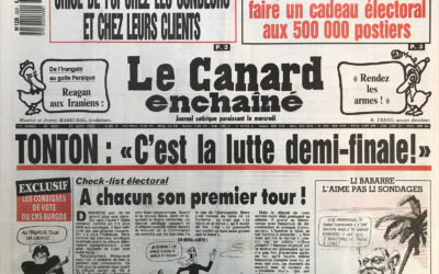 N° 3521 du Canard Enchaîné –  20 Avril 1988