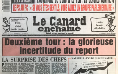 N° 3528 du Canard Enchaîné –  8 Juin 1988