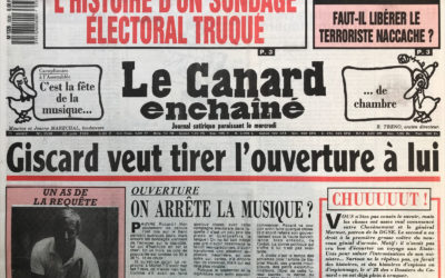 N° 3530 du Canard Enchaîné –  22 Juin 1988