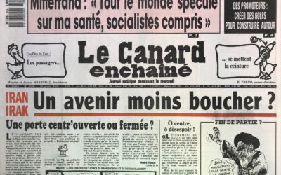 N° 3534 du Canard Enchaîné –  20 Juillet 1988
