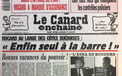 N° 3536 du Canard Enchaîné –  3 Août 1988