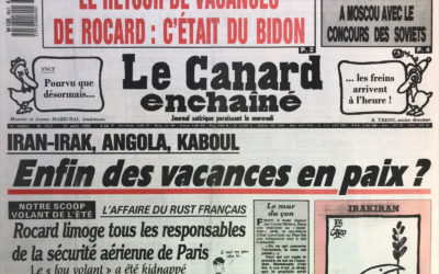 N° 3537 du Canard Enchaîné –  10 Août 1988