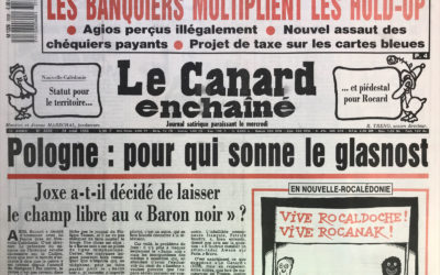 N° 3539 du Canard Enchaîné –  24 Août 1988