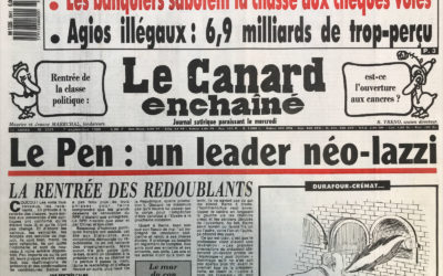 N° 3541 du Canard Enchaîné –  7 Septembre 1988